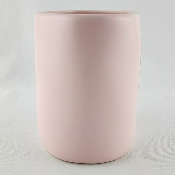 ⭐️2/ $50⭐️ Rae Dunn Artisan  Ceramic Mug Pastel Pink Large Letters LOVE WINS - Picture 5 of 10